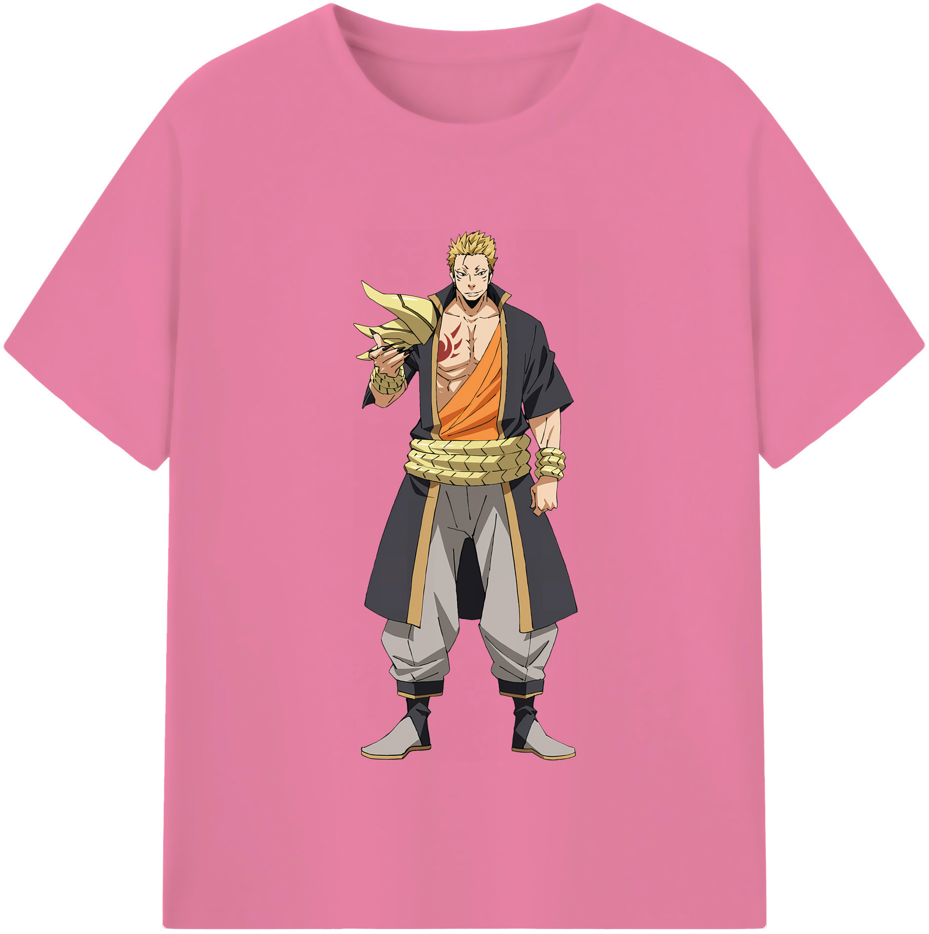 （画像用） 転スラ Regarding Reincarnated to Slime 綿100％半袖Tシャツ（フロントプリント）